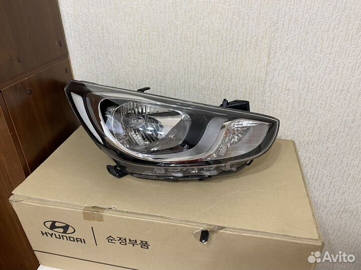 Фара Hyundai Accent solaris оригинал новая