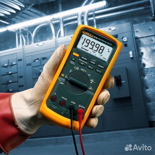 Измеритель сопротивления мультиметр fluke 87v