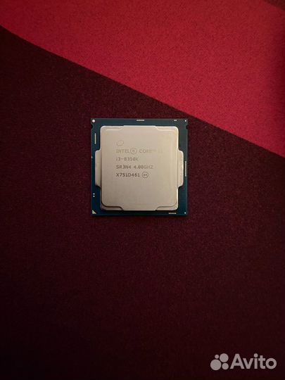 Процессор Intel core i3-8350k