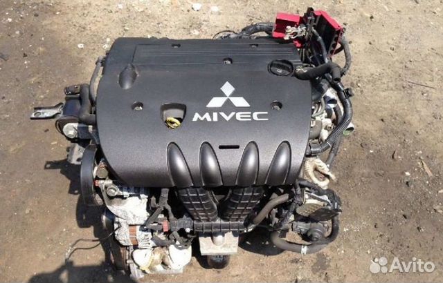 Где находится номер двигателя аутлендер Двигатель Mitsubishi Outlander XL 4B12 2.4л бу купить в Уфе MITSUBISHI 4B12 Авит