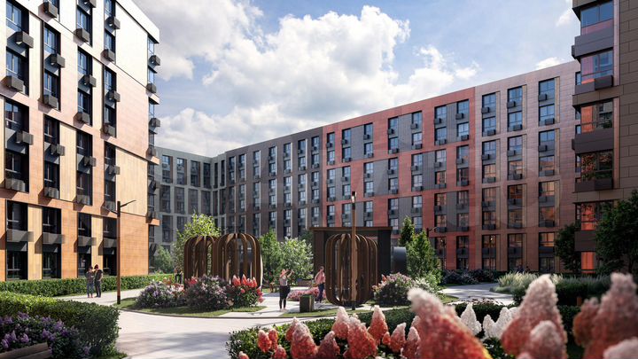 2-к. апартаменты, 49,5 м², 3/8 эт.