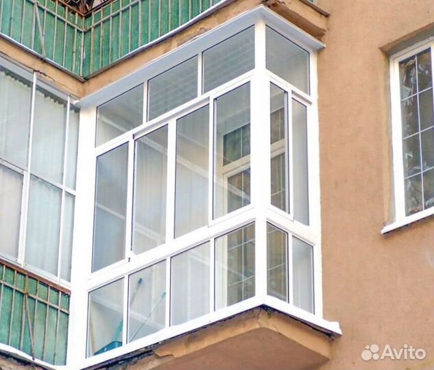 Остекление балконов и лоджий в рассрочку M1755