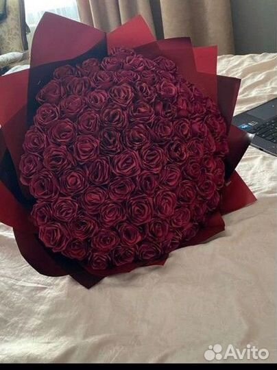 Букет цветов из атласной ленты