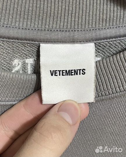 Vetements свитшот