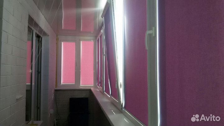 Рулонные шторы мини блэкаут D7597