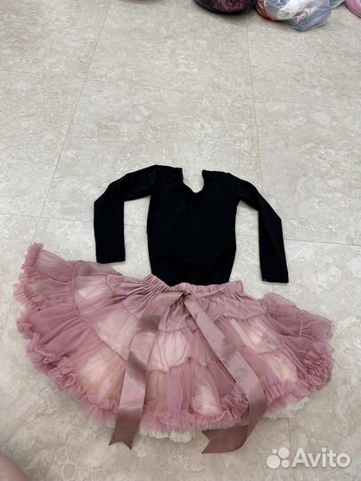 Купальник с юбкой гимнастический 122