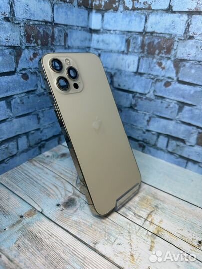 Корпус iPhone 12 Pro Max Gold переклейка