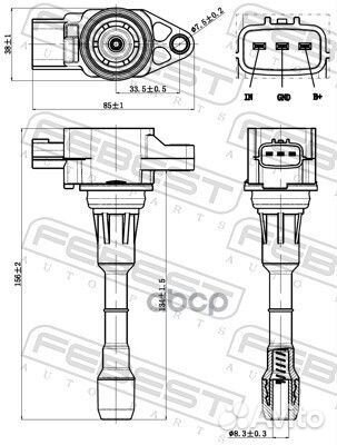 Катушка зажигания / nissan fuga Y50 2004.10-200