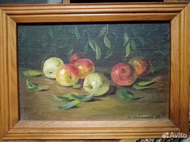 Картина холст масло Чеверева И. М. 1984 год