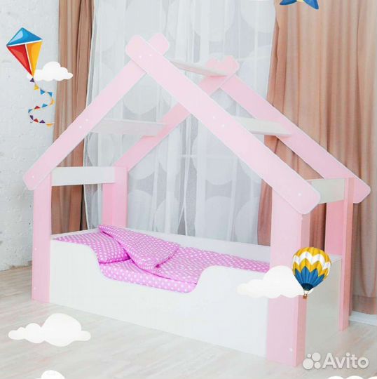 Кровать Домик двухъярусная 