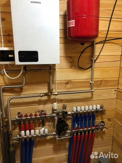 Монтаж отопления воснабжения