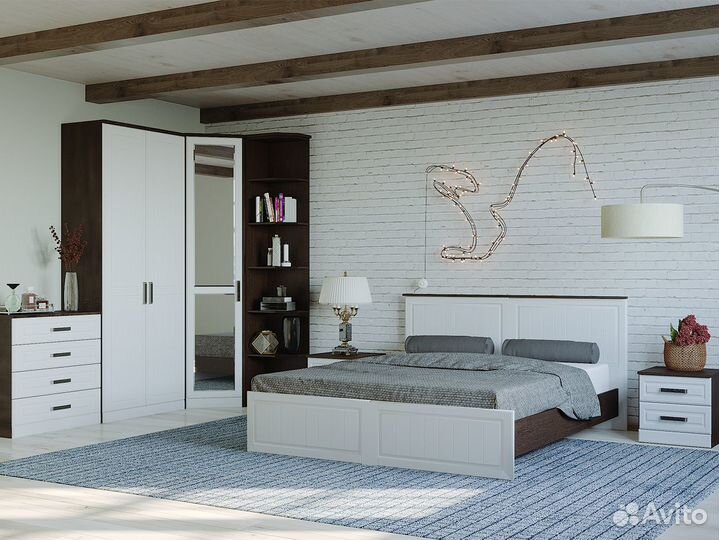 Кровать двухспальная Венеция 1.6 х 2м