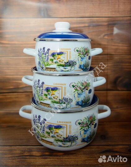 Кастрюли 2л., 3л., 4л. Новые