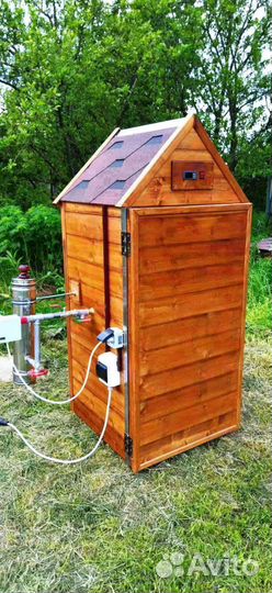 Коптильня с вентилятором сушки