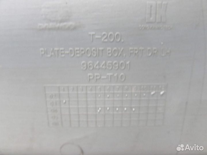 Обшивка двери передней левой для Chevrolet Aveo 2