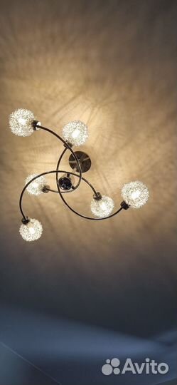 Люстра потолочная светодиодная бу