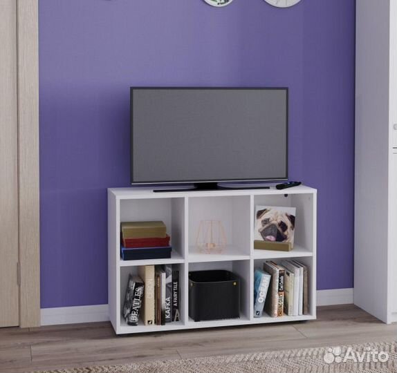 Тумба под тв белая