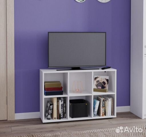Тумба под тв белая