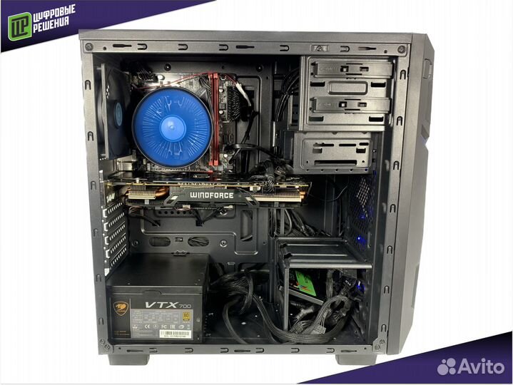 Игровые компьютеры i5-8400/Ryzen 5 2600 + GTX 1070