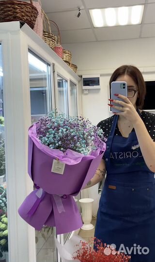 Букет из гипсофилы