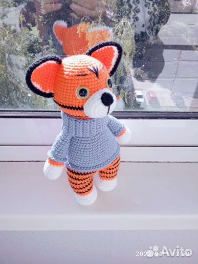 Мягкая игрушка тигрёнок