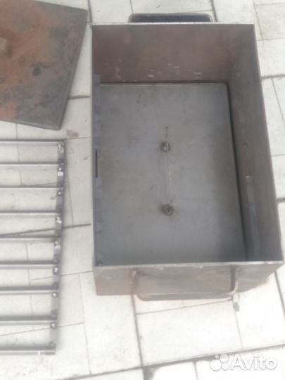 Коптильня горячего копчения из нержавейки