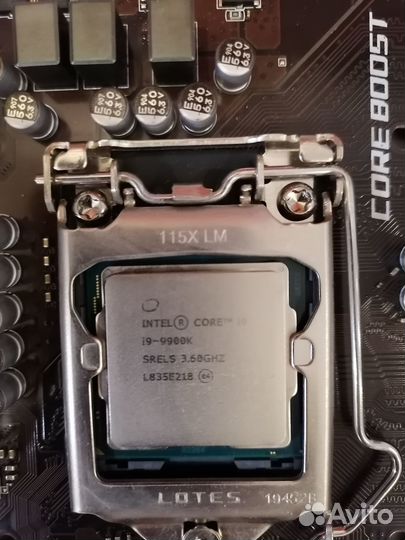 MSI Z390-A PRO + Intel Core i9-9900K (обмен)