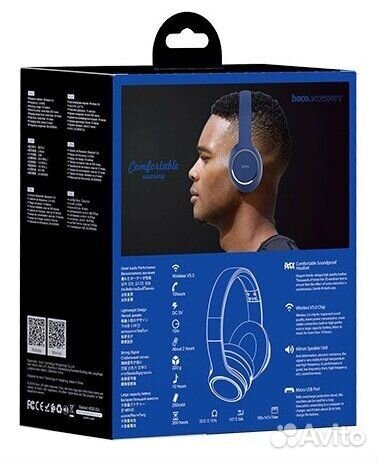 Блютуз наушники hoco W28