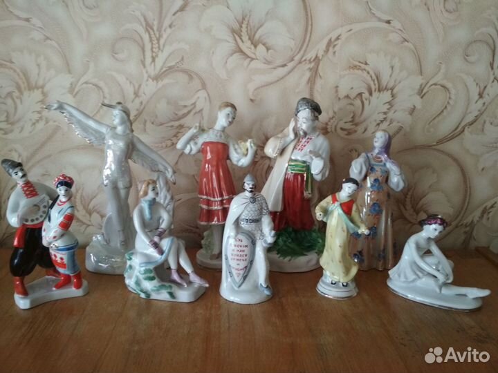 Фарфоровые статуэтки времен СССР