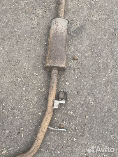 Глушитель на renault logan 2