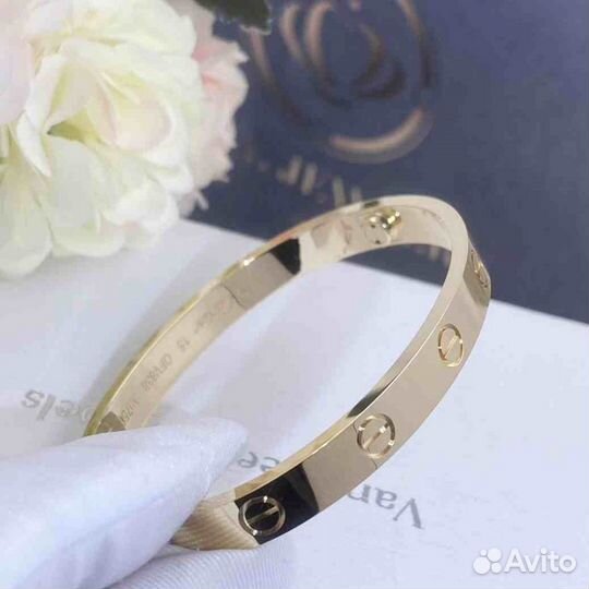 Браслет Cartier Love Желтое золото