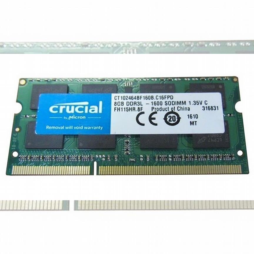 [CT102464BF160B.C16FPD] Оперативная Память Crucial Ct102464bf160b.c16fpd