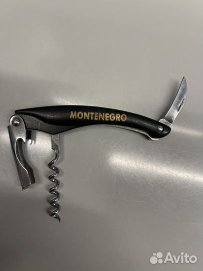 Нож складной со штопором