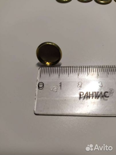 Основа под сережки гвоздики 42 шт, 12мм