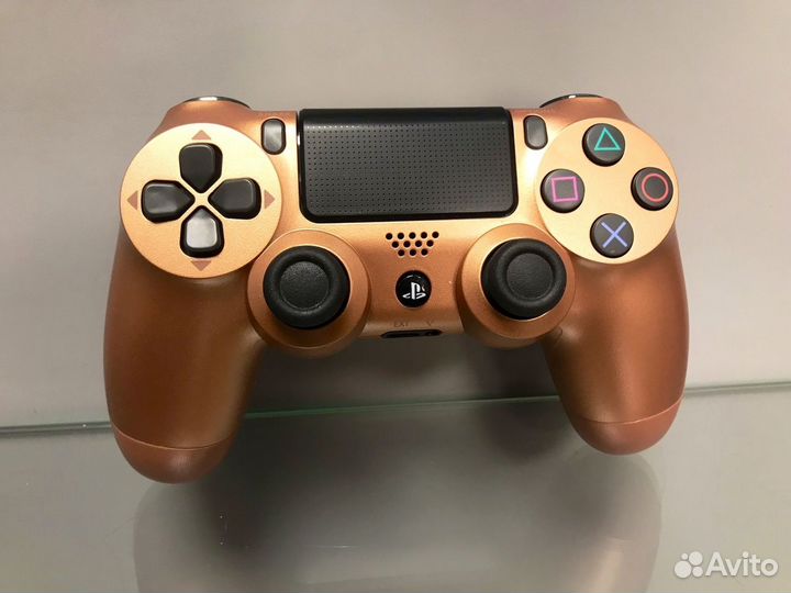 PS4 Геймпад Реплика CUH-ZCT2E sn7773 Gold Золото S