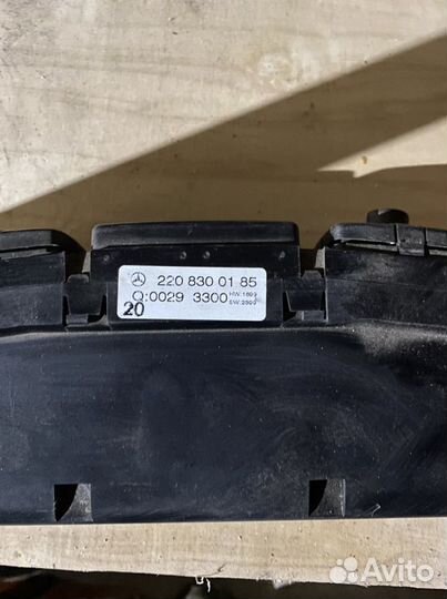 Облицовка радиатора w220