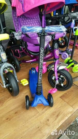 Самокат Тигер Teach Team Новые