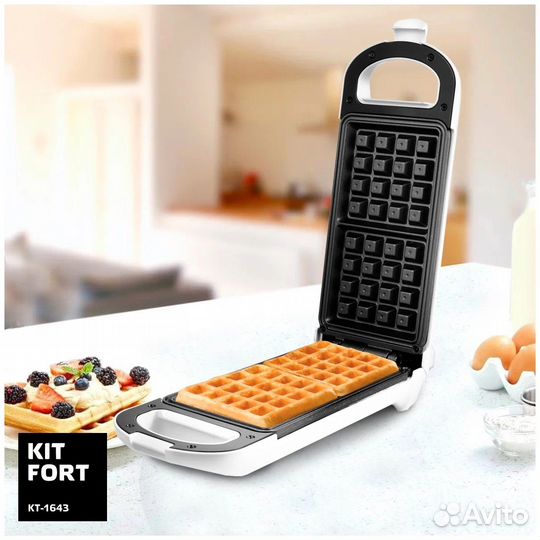 Вафельница kitfort