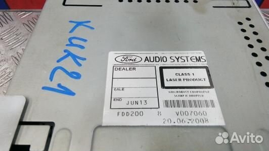 Магнитола ford kuga 1 (XUK21I401)