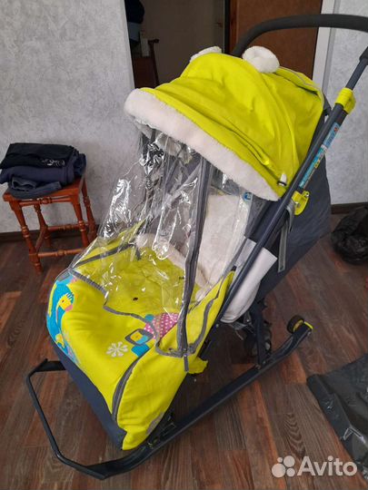 Коляска санки