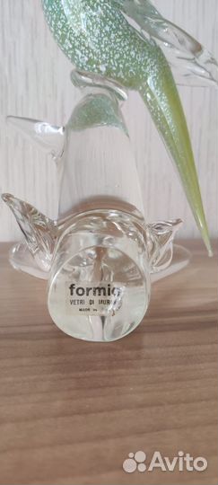 Попугай Муранское стекло