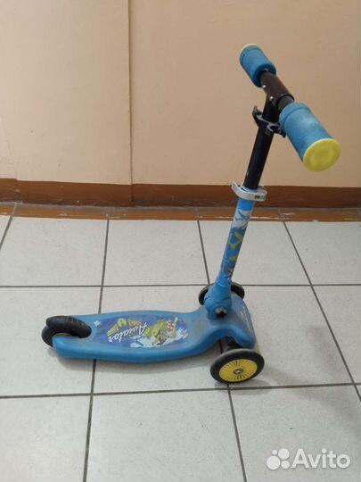 Самокат детский трехколесный бу