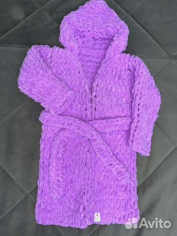 Халат вязаный