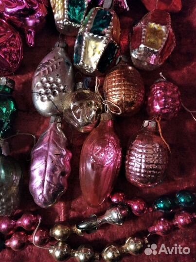 Ёлочные игрушки СССР