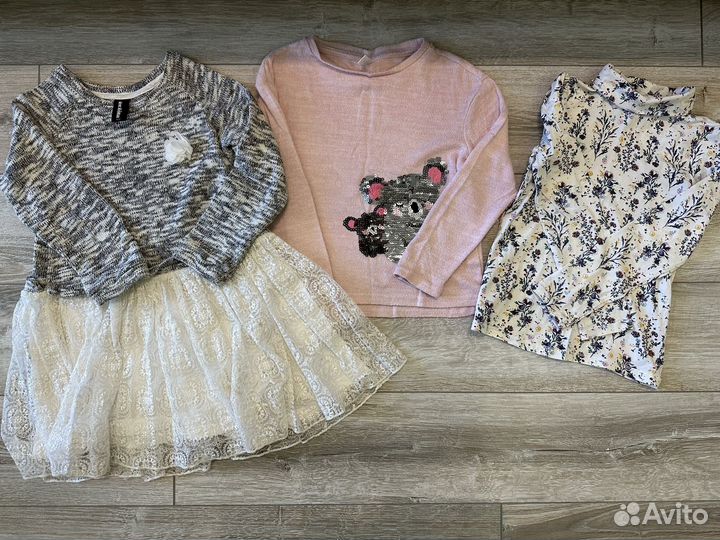 Детские вещи пакетом на девочку 122