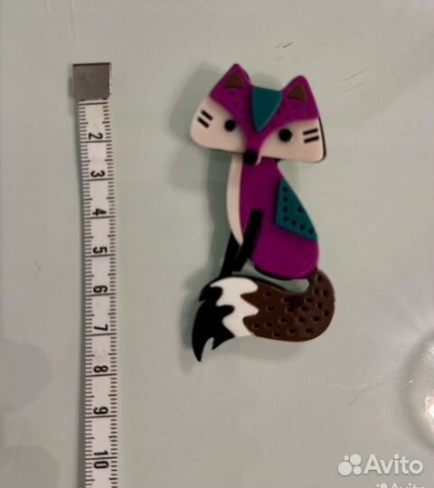 Брошь лисица