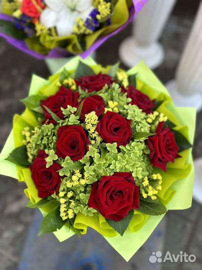 Живые цветы букеты