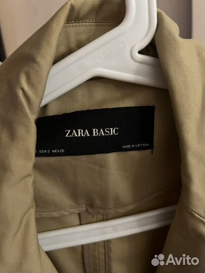 Тренч женский zara