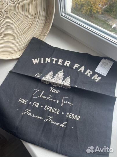 Чехол со льном hm home новый