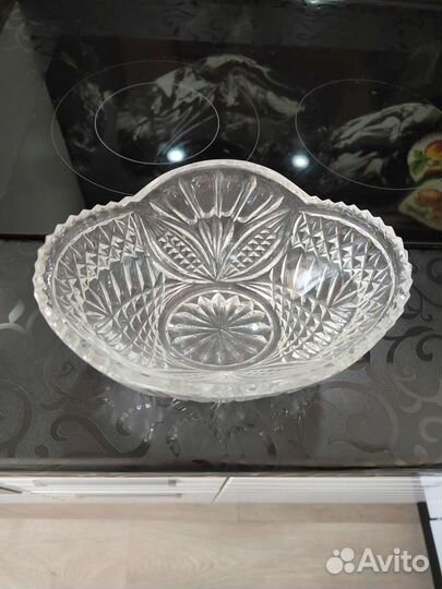 Ваза хрустальная